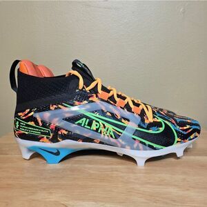 Nike Travis Kelce Alpha Menace 4 Elite Football Cleats HF4316-001 Men's 10.5